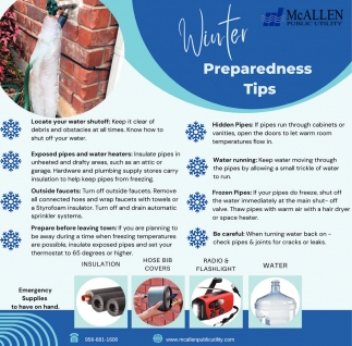 Winter Preparedness Tips
