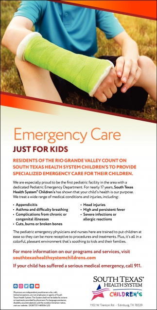 Emergency Care Just For Kids