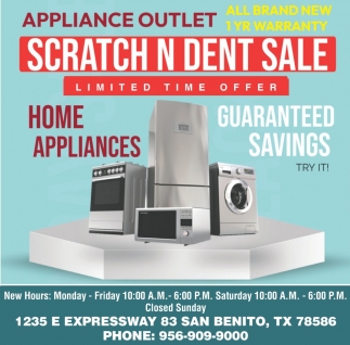 Scratch N Dent Sale