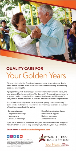 Quality Care for Your Golden Years