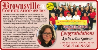Congratulations Leslie Ann Galvan