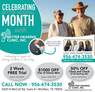 Celebrating Better Hearing Month