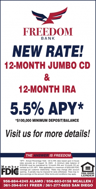 New Rate!