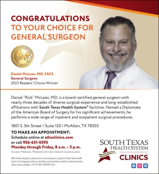Congratulations To Your Choice For General Surgeon