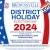 District Holiday