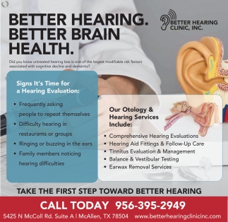 Better Hearing Clinic, Inc.