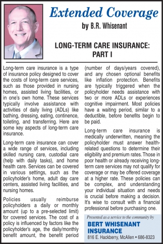 Bert Whisenant Insurance
