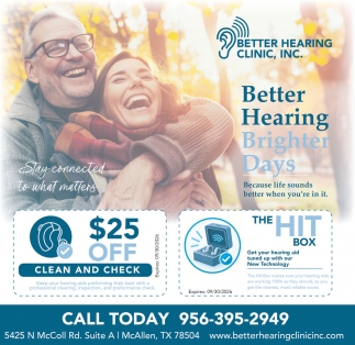 Better Hearing Clinic, Inc.