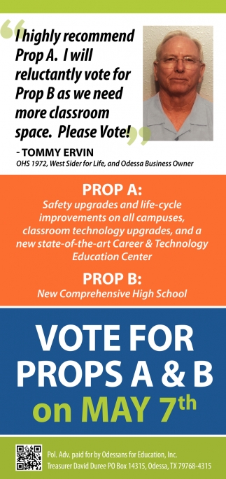 Vote For Props A & B