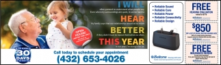 Call Today To Schedule Your Appointment