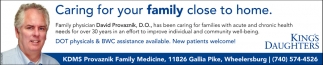 Caring For Your Family Close To Home