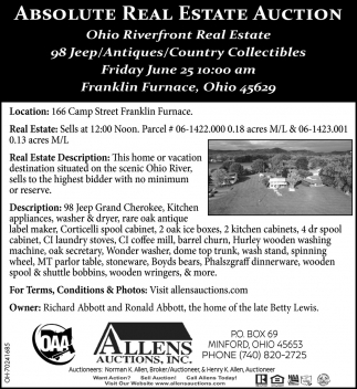 Absolute Real Estate Auction