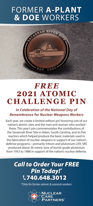 2021 Atomic Challenge Pin