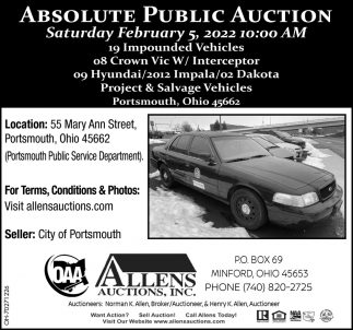 Absolute Public Auction