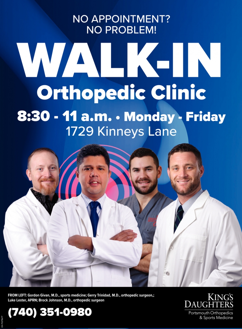 Walk-In Orthopedic Clinic