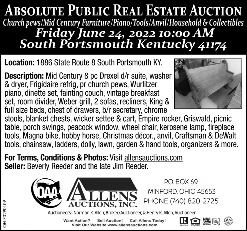 Absolute Public Real Estate Auction