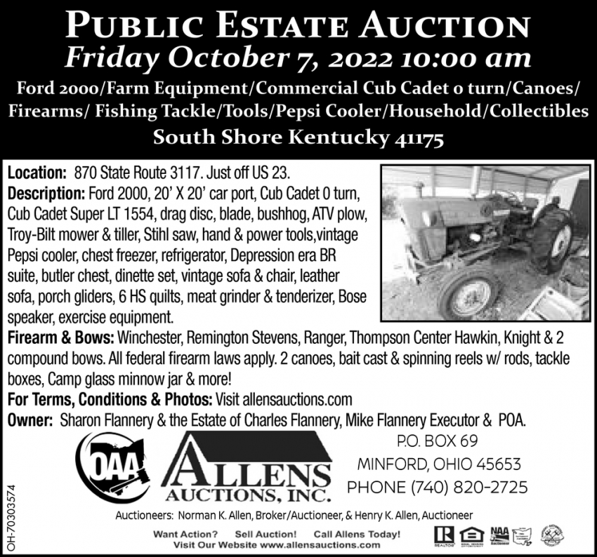 Public Estate Auction
