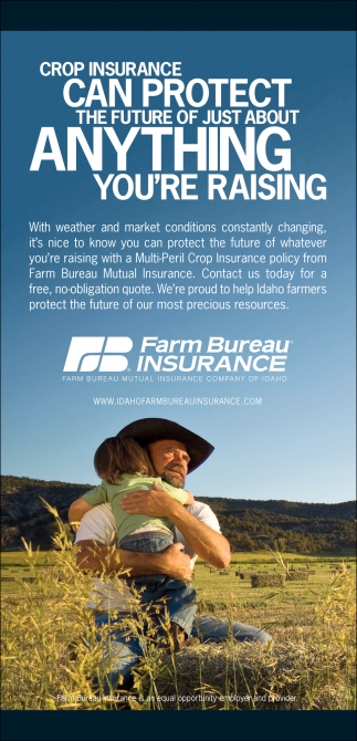 Idaho's 1 Provider of Farm & Ranch Insurance, Farm Bureau Insurance