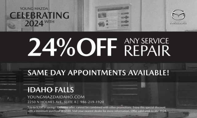 24% OFF Any Service Repair, Young Mazda - Idaho Falls
