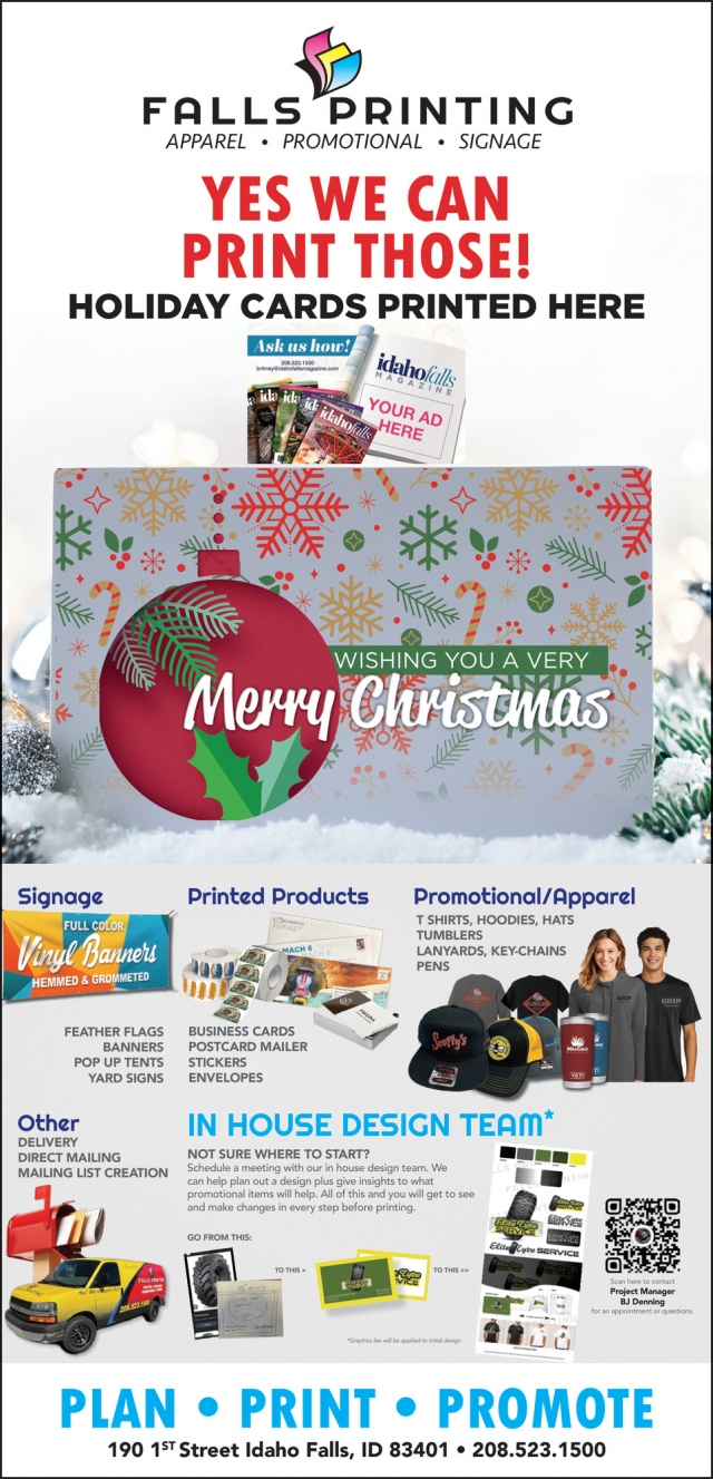 Yes! We Can Print That!, Falls Printing LLC