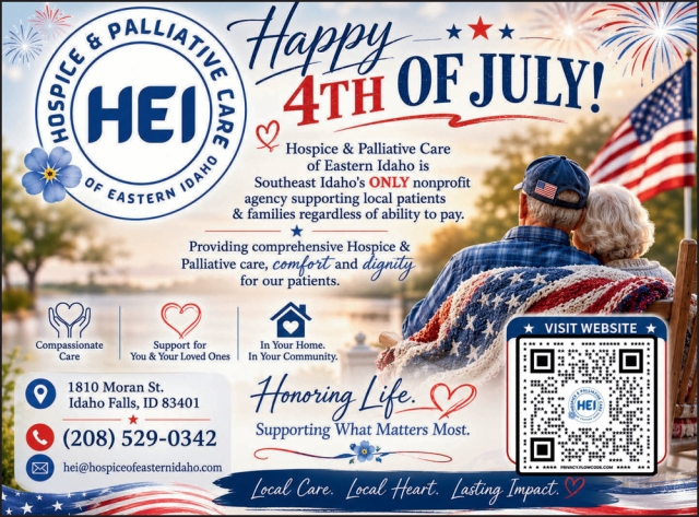 Happy 4th of July, Hospice & Palliative Care of Eastern Idaho, Idaho Falls, ID