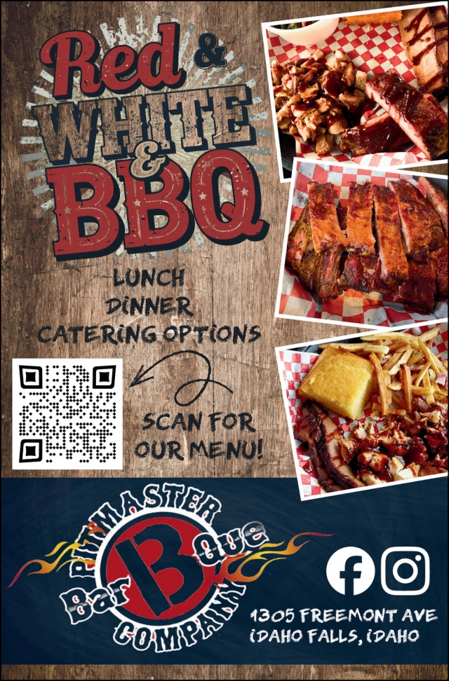 Red & White & BBQ, Pitmaster Bar B Que Company, Idaho Falls, ID