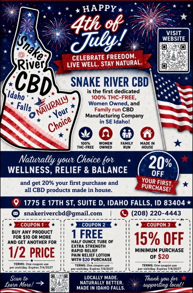 Happy 4th of July!, Snake River CBD