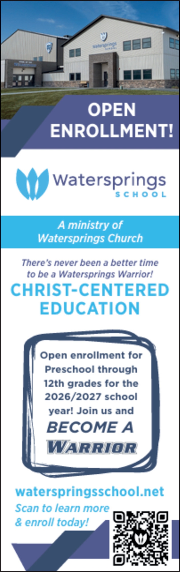 Open Enrollment!, Waterspring School, Idaho Falls, ID