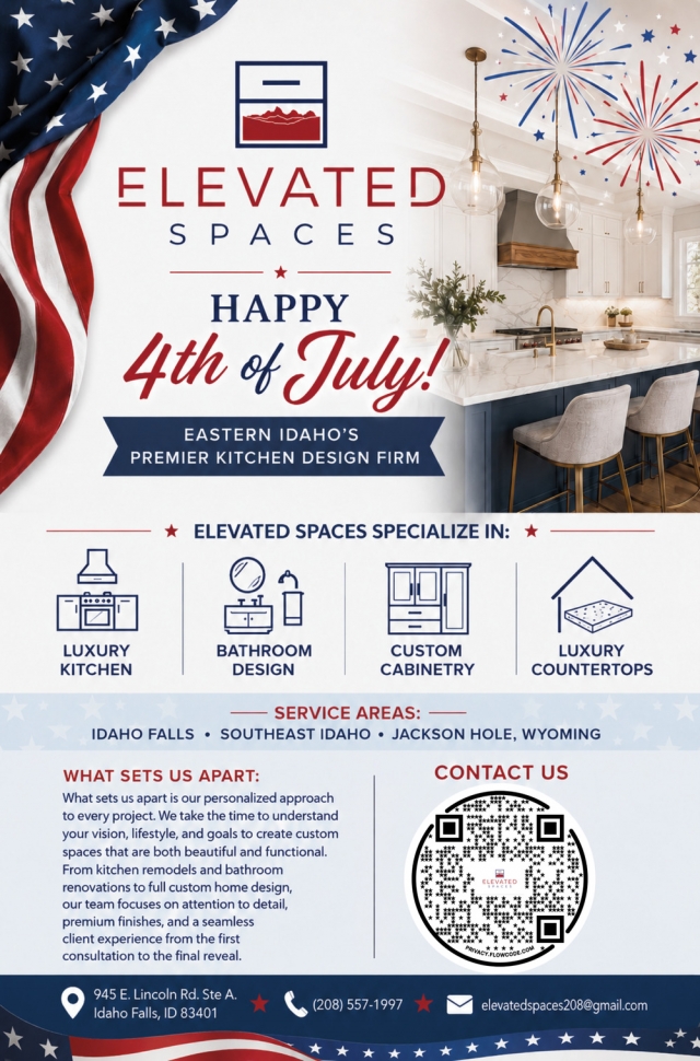 Happy 4th of July, Elevated Spaces
