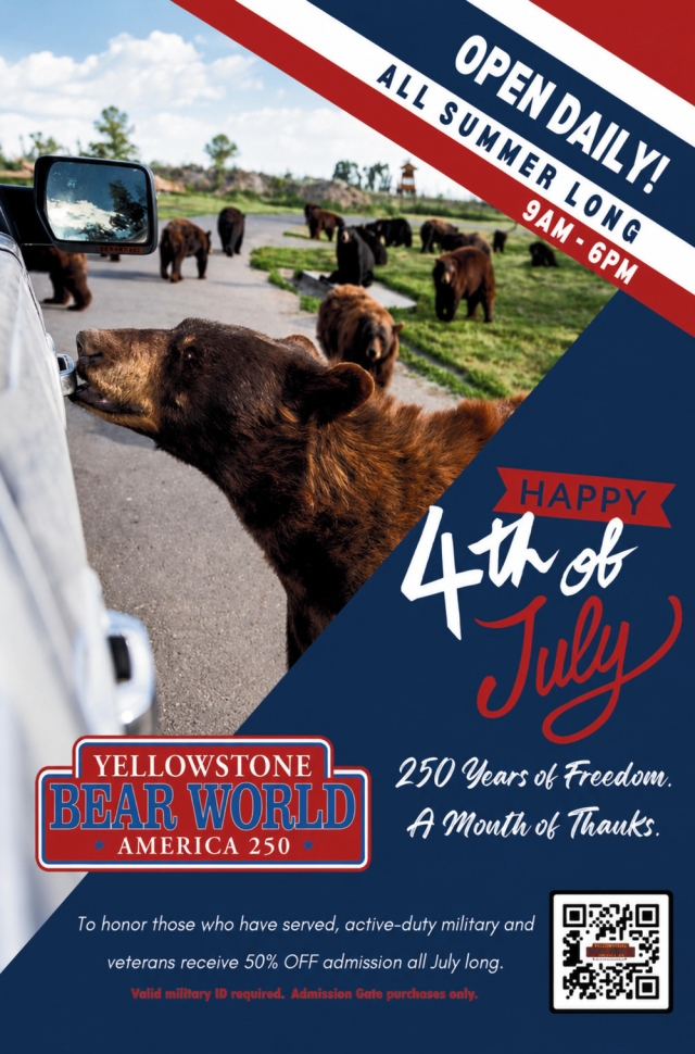 Happy 4th of July, Yellowstone Bear World, Rexburg, ID
