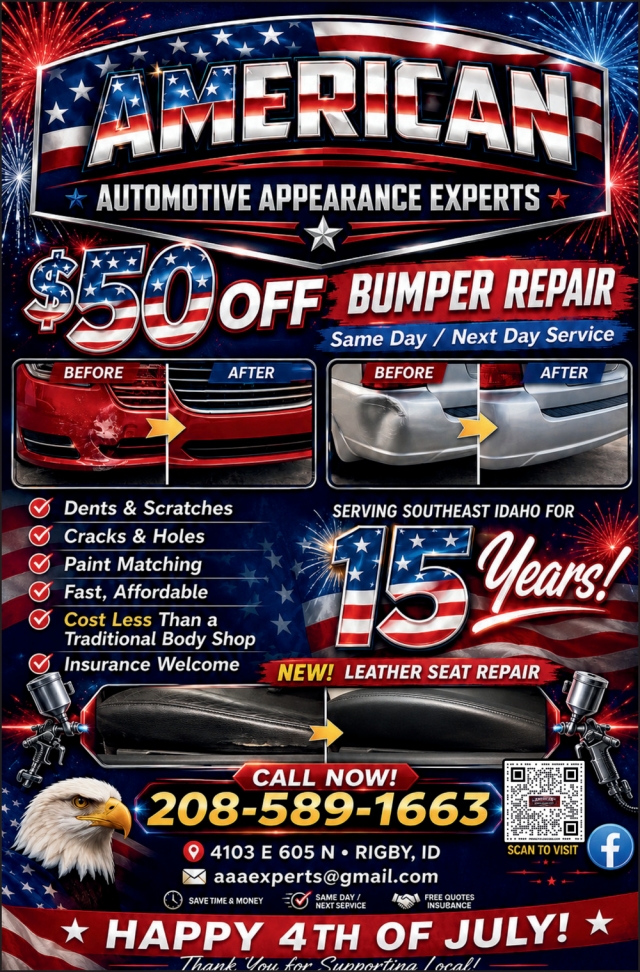 $50 OFF Bumper Repair, American Automotive Appearance