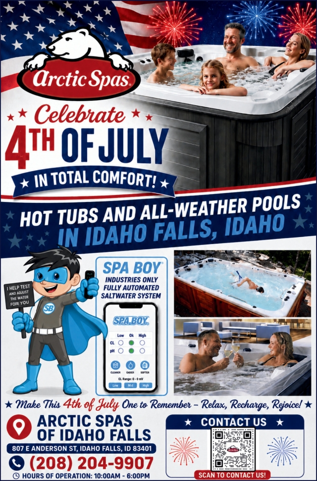 Celebrate 4th of July, Artic Spas of Idaho Falls