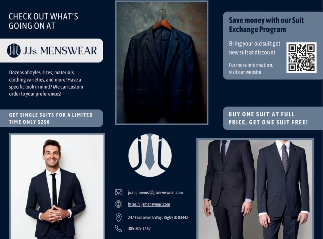 Dozens of Styles, JJs Menswear