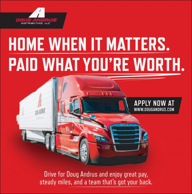 Home when It Matters. Paid What You're Worth., Doug Andrus Distributing, LLC, Idaho Falls, ID