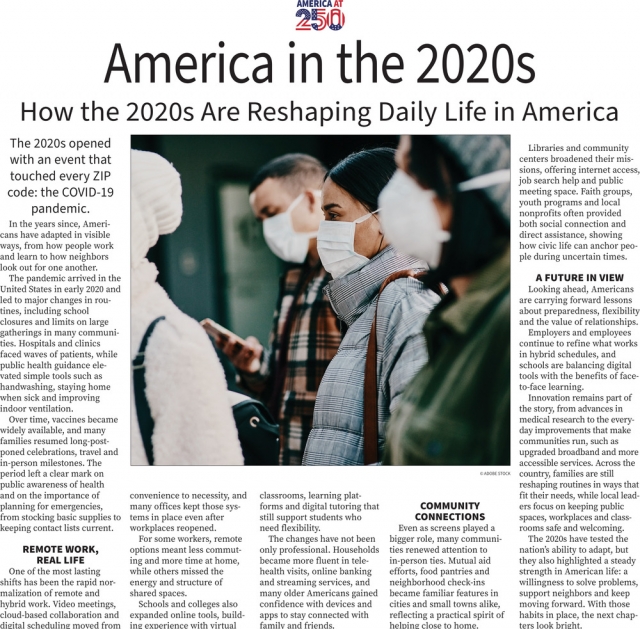 America in The 2020s, America at 250