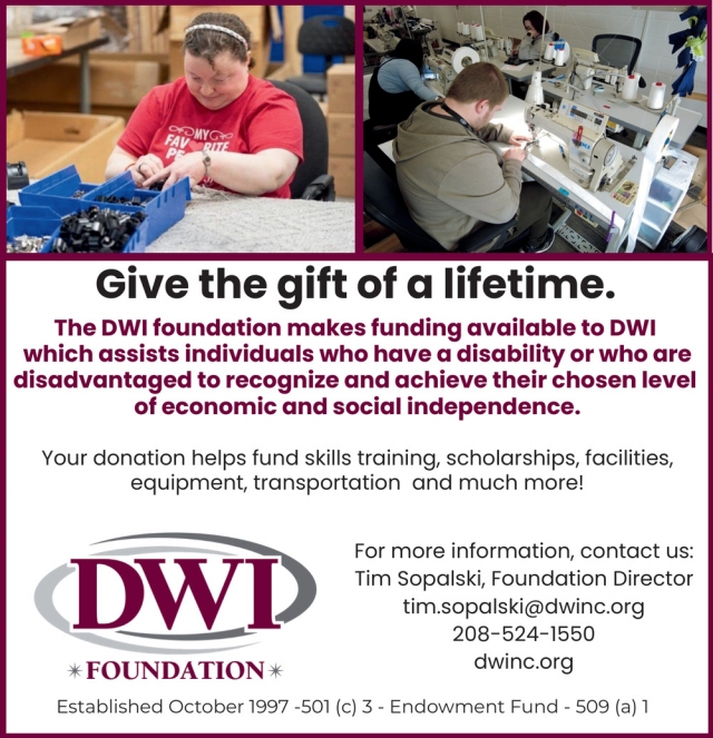 Give The Gift Of A Lifetime, DWI - Development Workshop, Inc.