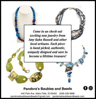 Come In and Check Out Exciting New Jewelry