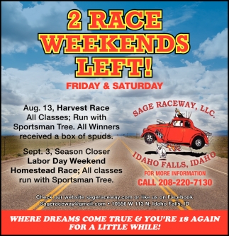 2 Race Weekends Left