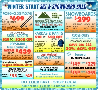 Winter Start Ski & Snowboard Sale