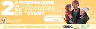 2 Days Left for Fundraising Families Event