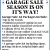 Garage Sale Season is On It's Way!