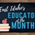 Educator of The Month
