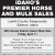Horse and Mule Sales