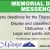 Memorial Day Means Early Messenger Deadline