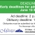 Deadline Change