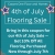 4th of July Flooring Sale