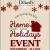 Home for the Holidays Event