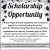 Scholarship Opportunity