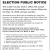 Election Public Notice