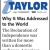 Why It Was Addressed to The World